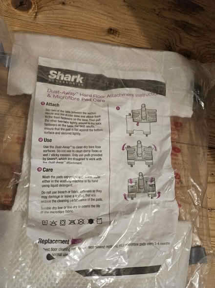 Photo of free Shark steamer/hoover attachments (ST3 Lightwood) #2