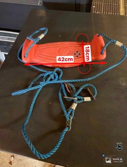 Photo of free Orange children's swing (Lambs Green RH12) #1