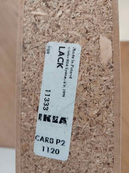 Photo of free IKEA LACK zig-zag wall shelf - missing wall rail (New Malden KT3) #3