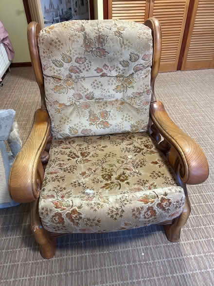 Photo of free Oak Arm chairs - ideal project (Chippenham CB7) #1