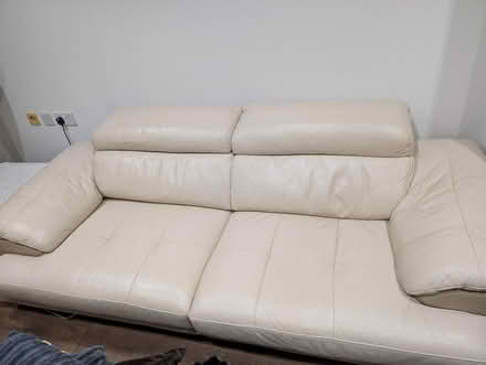 Photo of free 3 seater Off white sofa (Millwall E14) #2