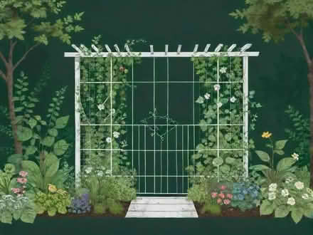 Photo of Garden trellis. Any size (North Road N7) #1