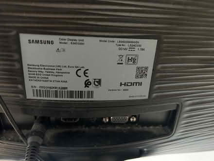 Photo of free Monitor - Samsung (Castleknock, Dublin) #2