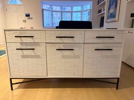 Photo of free Dining side table, with drawers and cupboards (white) (Kensington W8) #3