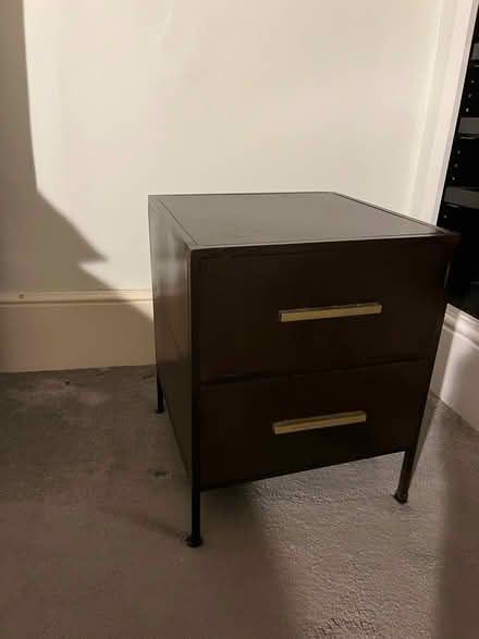 Photo of free Metal bedside table (Barons Court W14) #1