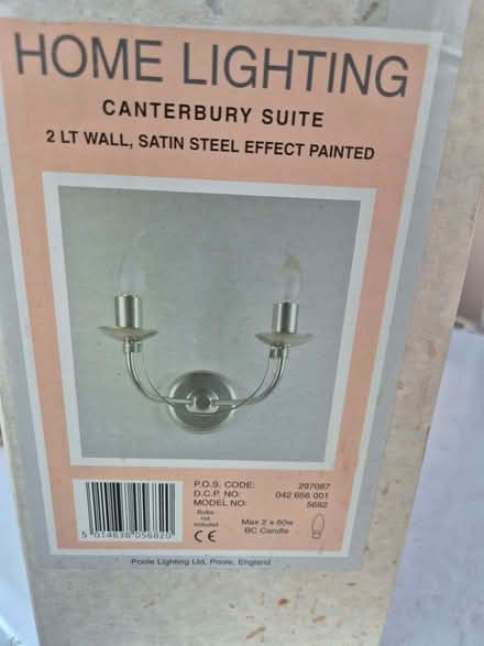 Photo of free 2 x wall lights and bulbs (Lords Wood ME5) #2