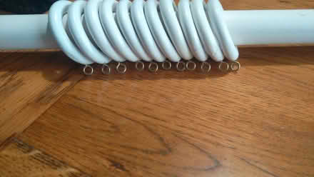 Photo of free Wooden curtain pole rings, white #4 (East Peckham, Kent TN12) #1
