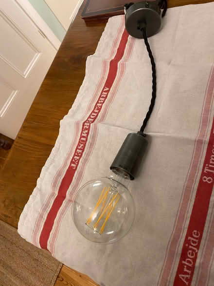 Photo of free Pendant light - large bulb design (Mountier Court E11) #3