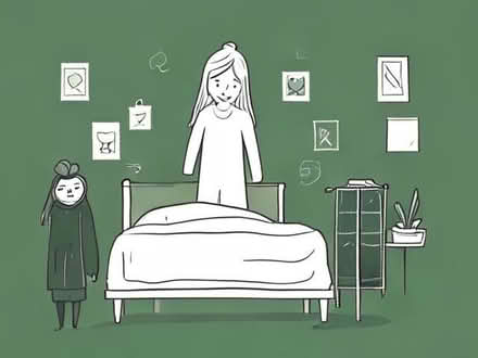 Photo of Wardrobe and bedside table (Middlesbrough TS1) #1