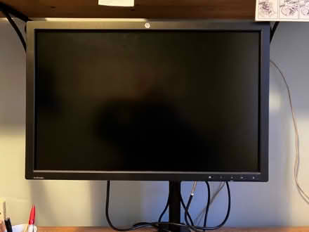 Photo of free 24ā HP monitor with desk arm clamp (Seven Sisters N15) #1