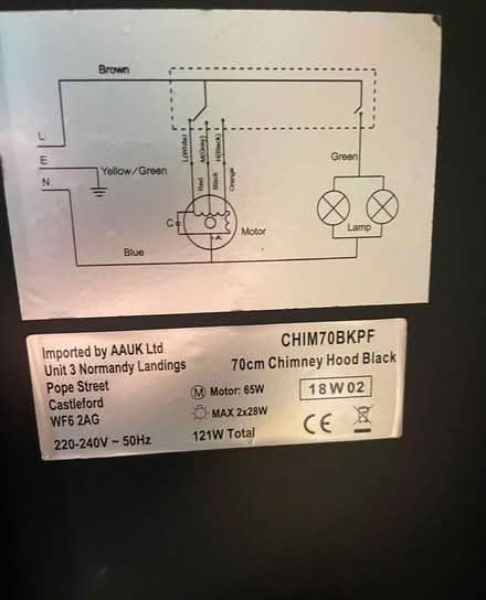 Photo of free Kitchen Extractor Hood 70cm (Collier Row RM1) #3