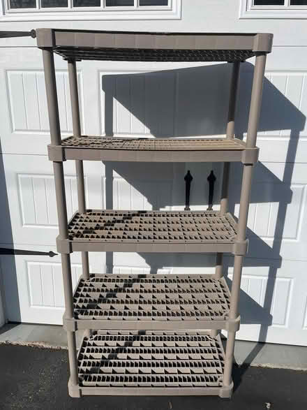 Photo of free 5 Tier Plastic Shelving Unit (Winchester) #1