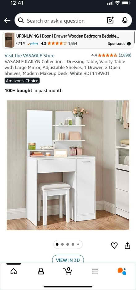Photo of free Vanity Desk with Mirror (Knighton LE2) #1