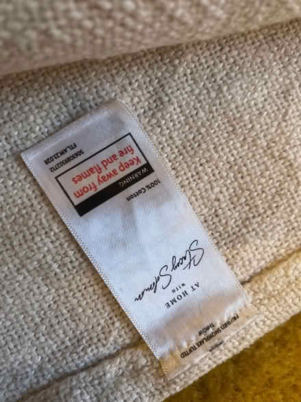 Photo of free Cream throw, used once (Manchester M19) #2