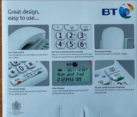 Photo of free BT Corded phone (Wandsworth Common SW17) #2