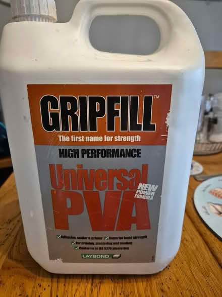 Photo of free Gripfill Universal PVA (WR3 Barbourne) #1