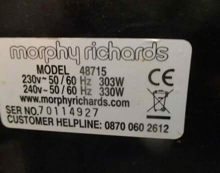 Photo of free Morphy Richards slow cook (Innsworth GL3) #3