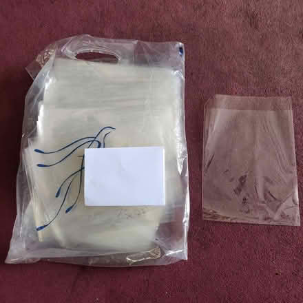 Photo of free For craft Clear cellophane bags (Woodside London SE25) #1