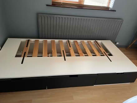 Photo of free Single bed, student desk (Greenlawns, Skerries) #1