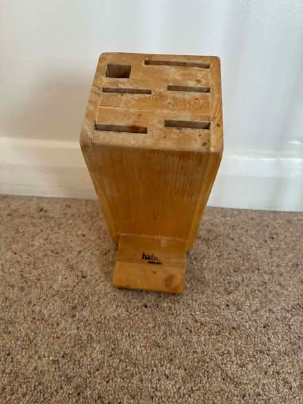 Photo of free Habitat knife block (Spacey Houses HG3) #2