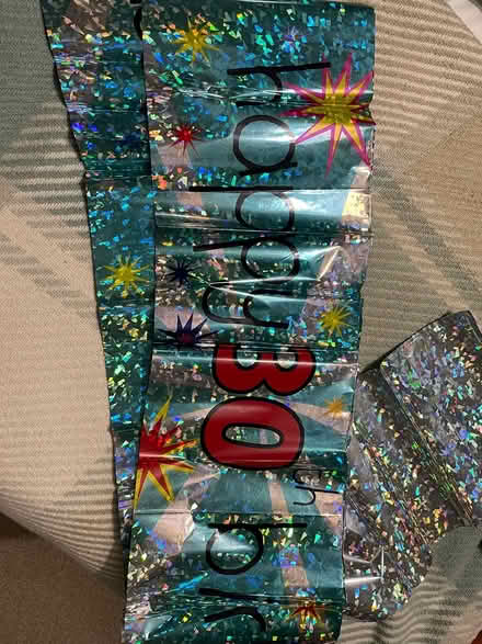 Photo of free 30th birthday banner (Nailsworth) #1