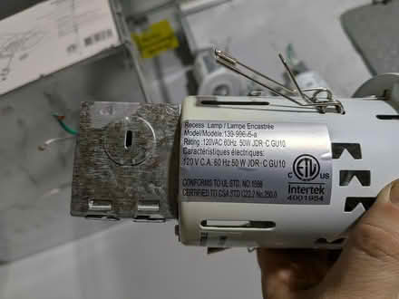 Photo of free Pot lights and ceiling box x 4 (Fisher & Meadowlands) #3