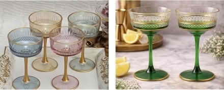 Photo of Coupe style champagne glasses (GU15 Camberley Surrey) #1