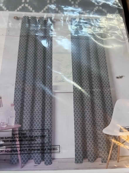 Photo of free John Lewis curtains (Lambs Green RH12) #2