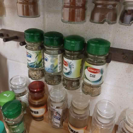 Photo of old style schwartz spice jars (Fords Farm RG31) #1