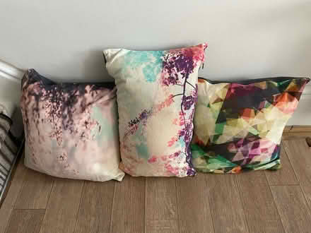 Photo of free Decorative Pillows + Covers (3 pcs) (West Brompton SW6) #1