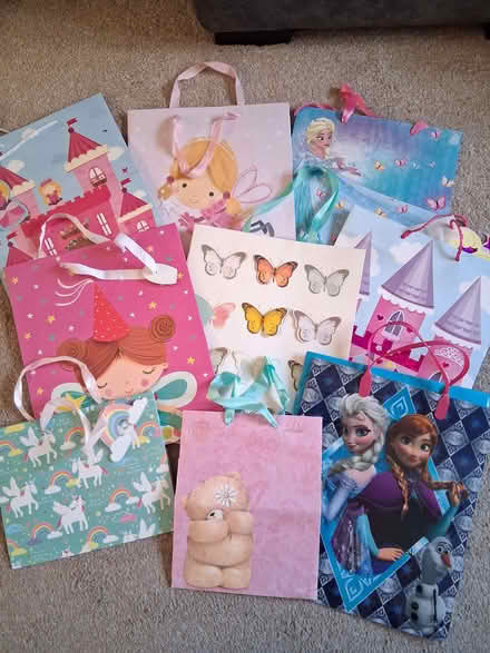 Photo of free 10 small girl gift bags (Foxholes SG13) #1