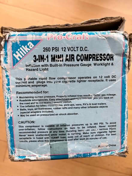 Photo of free Air Compressor (Saint Ninians FK7) #1