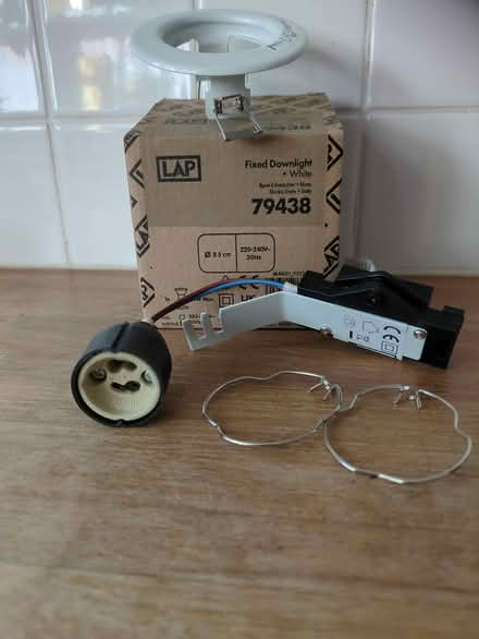 Photo of free GU10 fixed down light - NEW (Twickenham TW2) #1