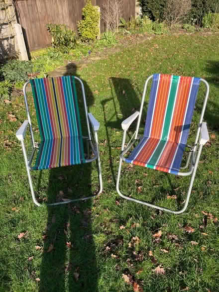 Photo of free Folding garden chairs (CV22 Paddox) #1