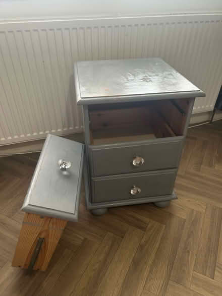 Photo of free Bedside drawers, top drawer needtlc (WF2 8) #1