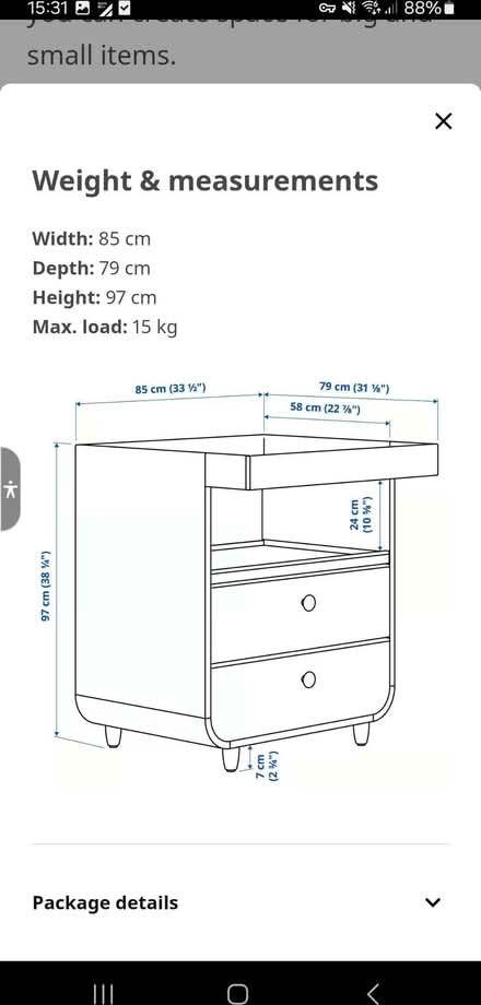 Photo of free Changing table (Easton BS5) #2