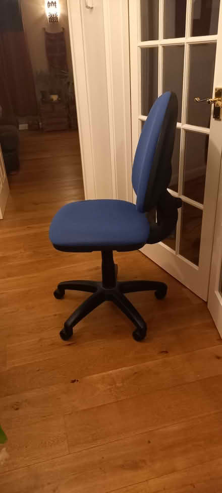 Photo of free Blue office chair (Freeland OX29) #2