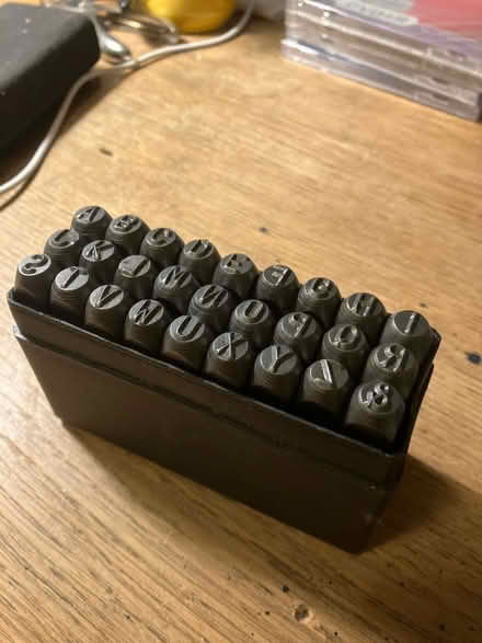 Photo of free Metal punch letters (Seven Sisters N15) #2