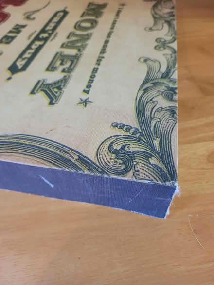 Photo of free Money can't buy me love canvas (Ballyclare BT39) #4