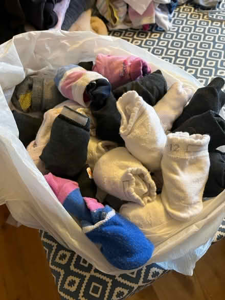 Photo of free Bag of kids socks (Odd Down) #1