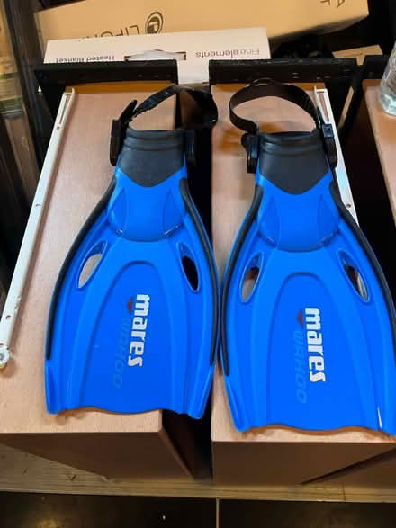 Photo of free Children's flippers (Lambs Green RH12) #1