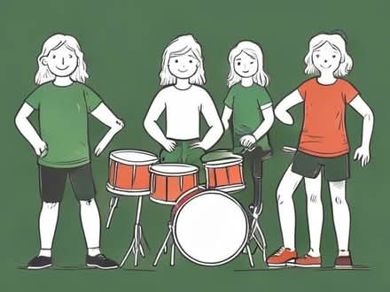 Photo of FULL drum sit for secondary school student (Calverton MK8) #1