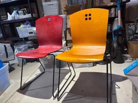 Photo of free Modern Chairs 3 Yellow 4 Red (Lafayette) #1