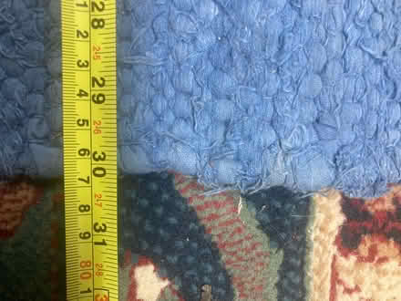 Photo of free 2 blue runner rugs (Seven sisters near overground) #3