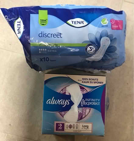 Photo of free TENA & Always panty liners (Abbey Wood SE2) #1