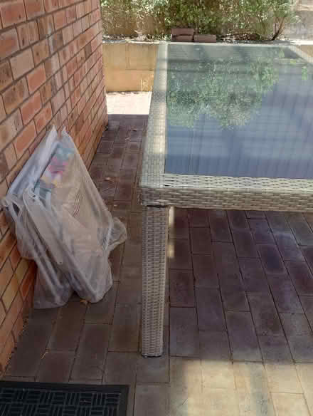 Photo of free Garden glass top table (Near Como Hotel, South Perth) #1