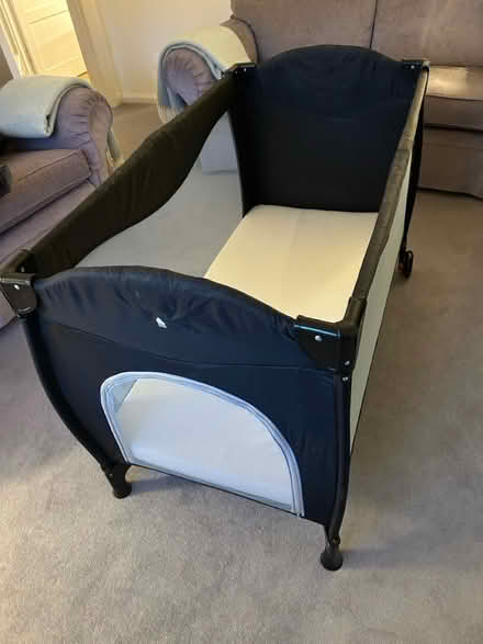 Photo of free Travel cot, collapsible (Mottingham SE9) #2