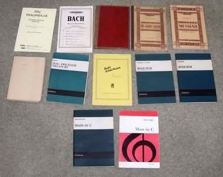 Photo of free Choral Music Scores (OX14 Long Wittenham) #1