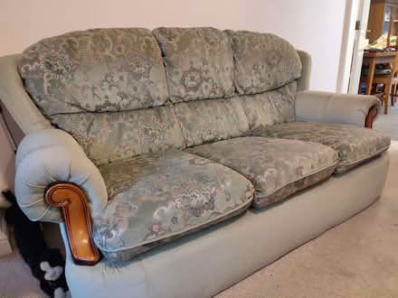 Photo of free 3 seater sofa and recliner chair (Pateley Bridge HG3) #1