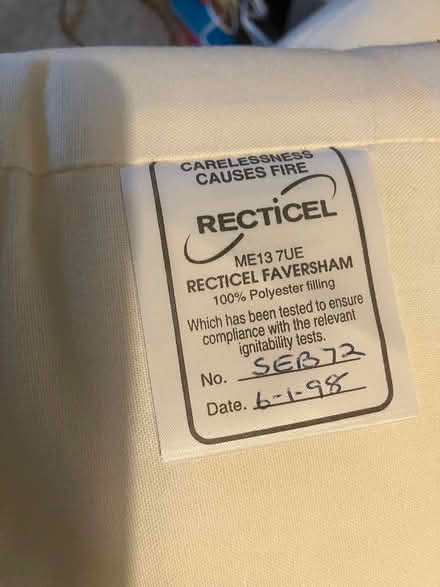 Photo of free 2 seater sofa (Taunton TA1) #3